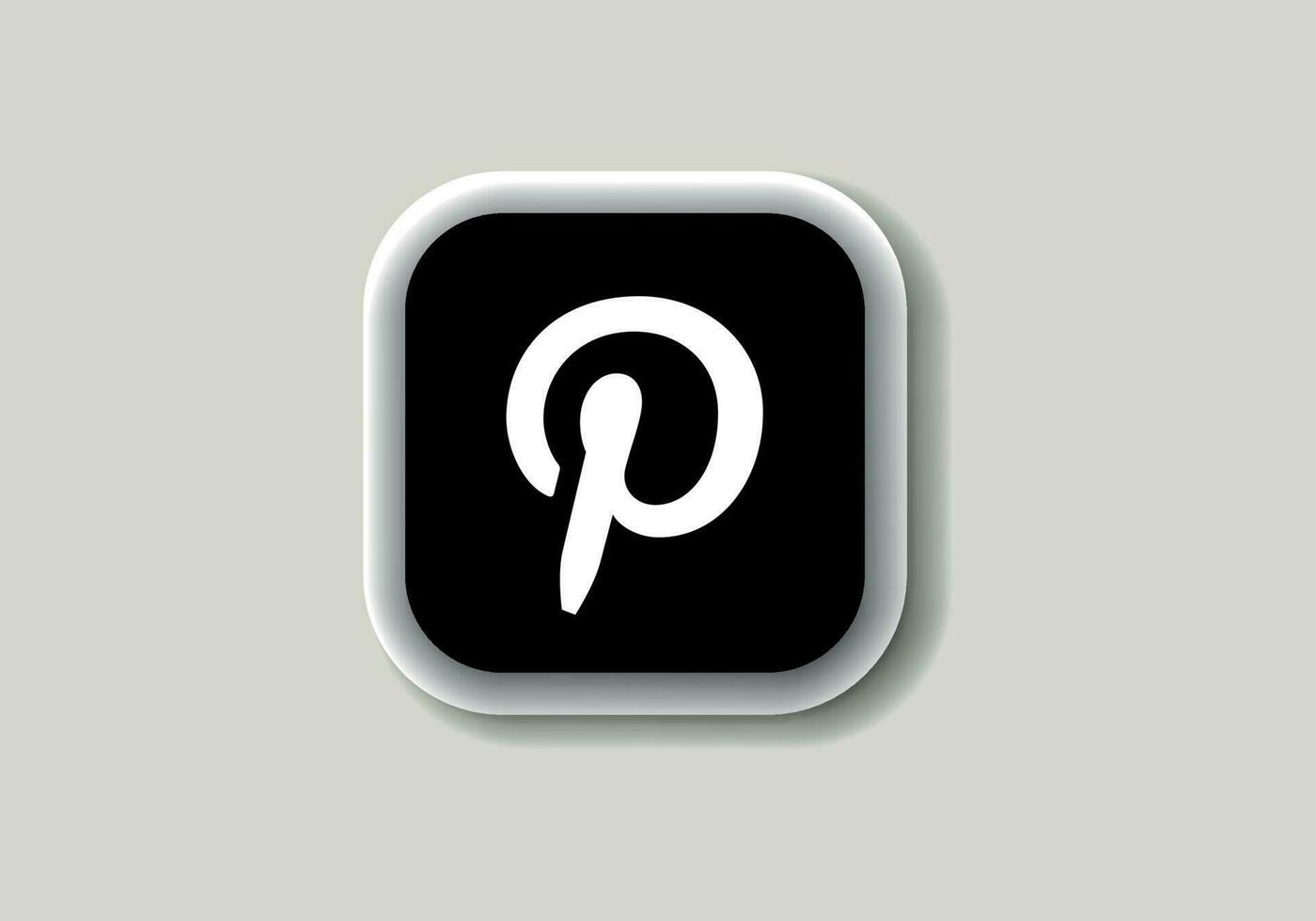 pinterest Neu Logo und Symbol gedruckt auf Weiß Papier. pinterest Sozial Medien Plattform Logo vektor