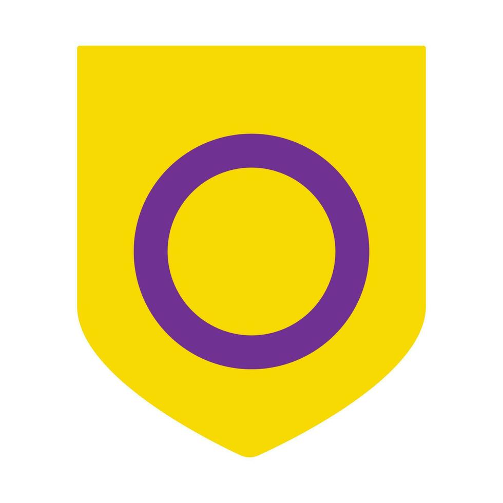 intersex stolthet flagga vektor