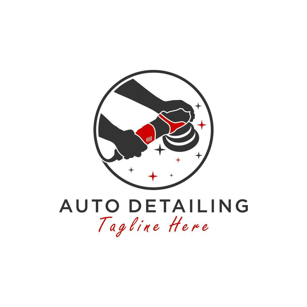 bil detailing vektor illustration logotyp