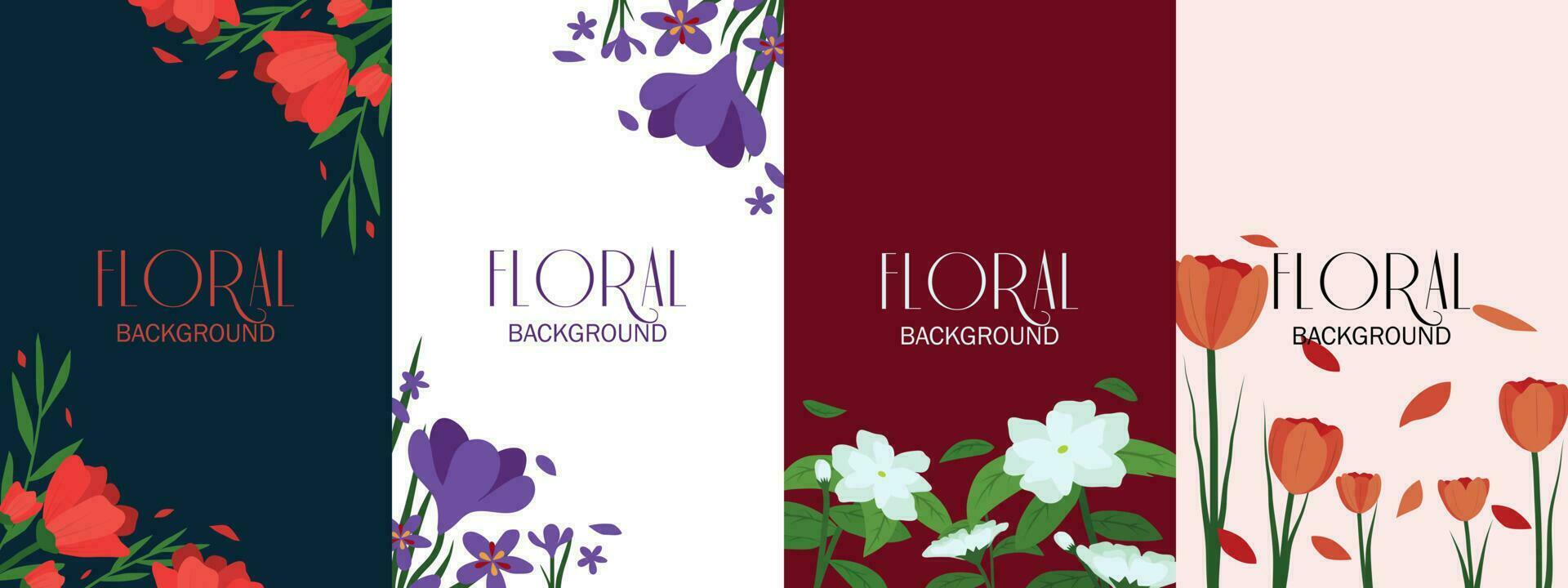 enkel platt blommig bakgrund illustration med en blomma design. blommig vektor illustration design