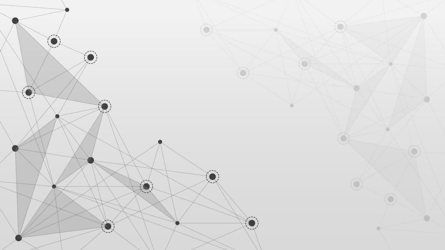 abstrakt schwarz Plexus mit Punkte und Linien Verbindung zum Digital Technologie Hintergrund. groß Daten Visualisierung und Netzwerk Verbindung Konzept. Vektor Illustration.