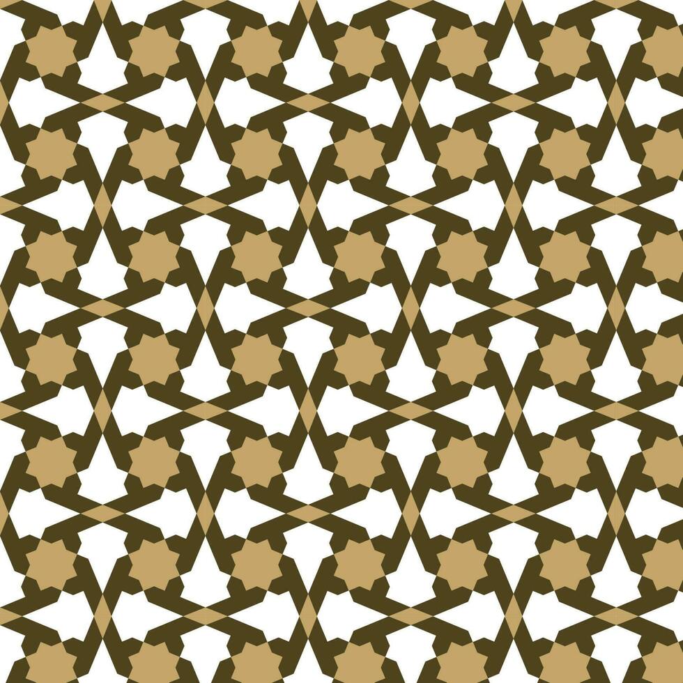 marokkanisch Motiv islamisch geometrisch Muster Vektor Design