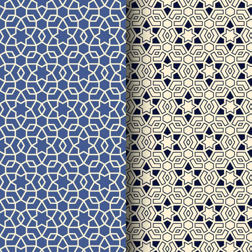 islamisch Zier geometrisch kreisförmig Muster Vektor Design
