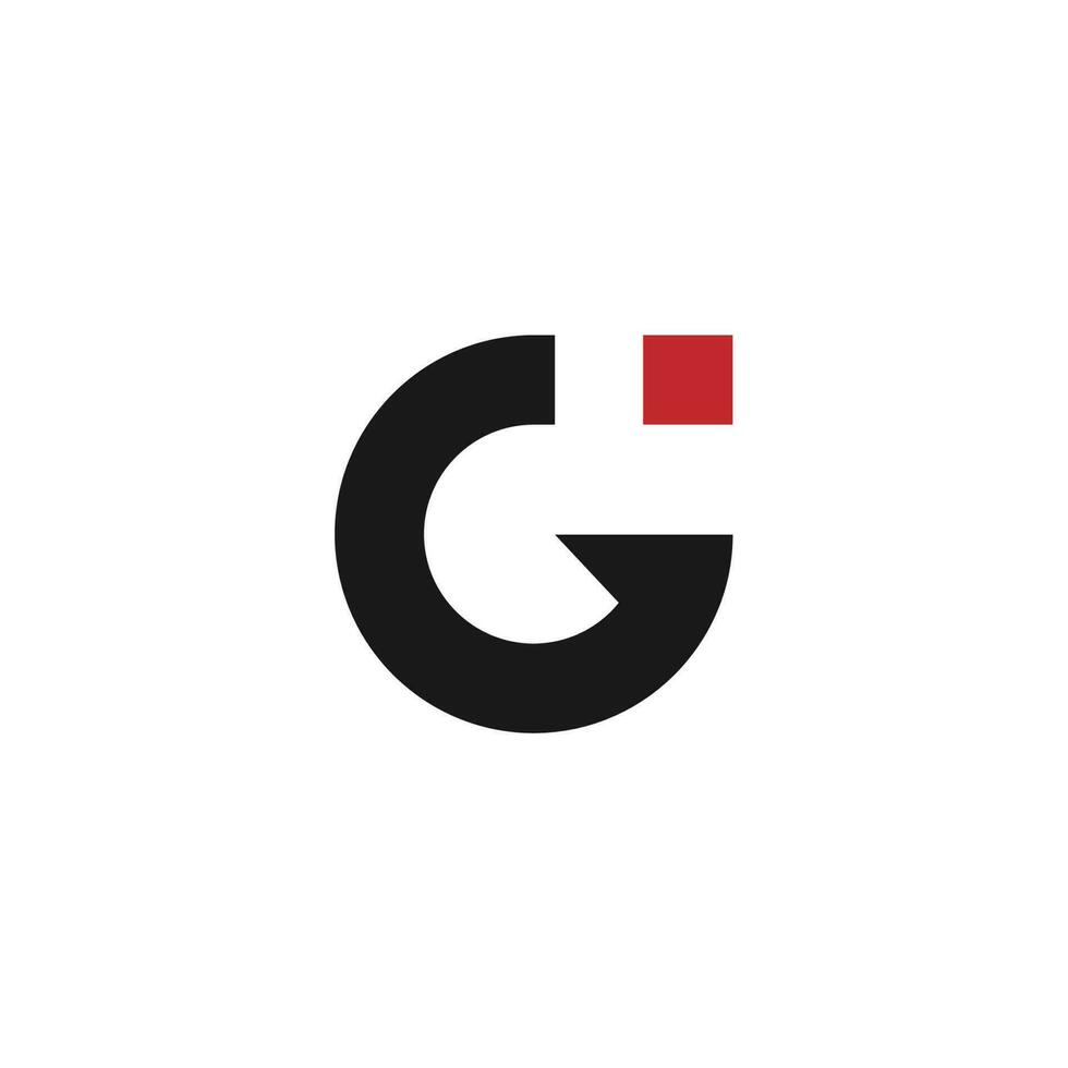 G Logo modern Brief Tehnologie Etikette Vektor elektrisch