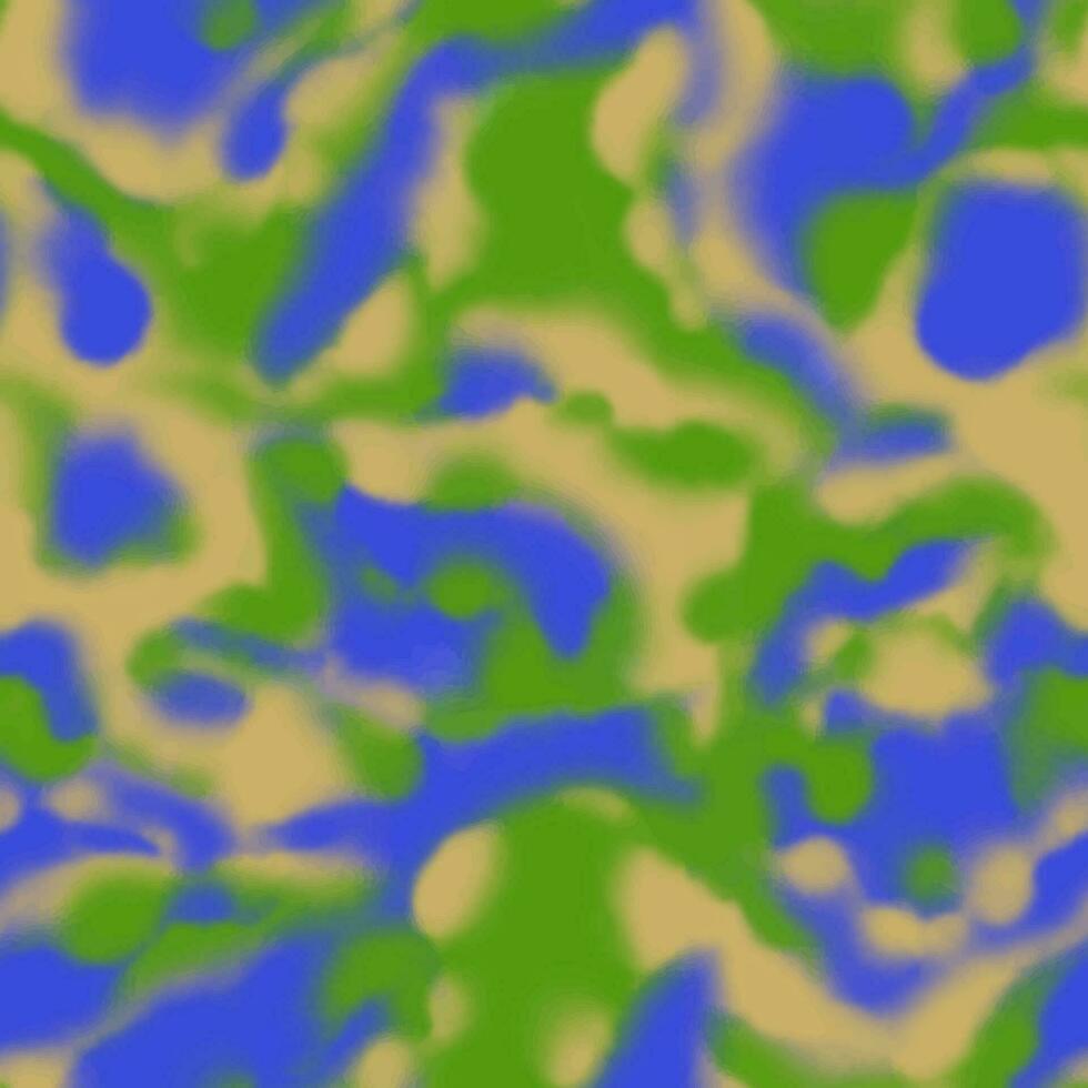 Aquarell Krawatte Farbstoff Blau, Grün und Beige Flecken. Erde farbig Textur Hintergrund vektor