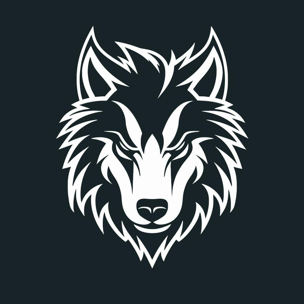 Wolf Kopf Logo Vektor - - Tier Marke Symbol
