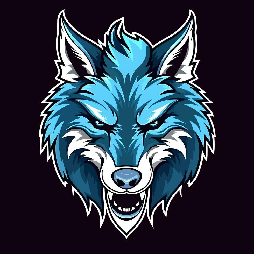 Wolf Kopf Logo Vektor - - Tier Marke Symbol