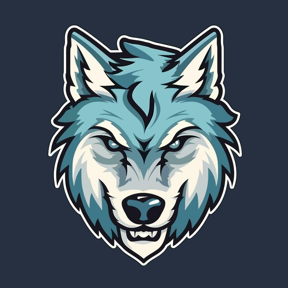 Wolf Kopf Logo Vektor - - Tier Marke Symbol