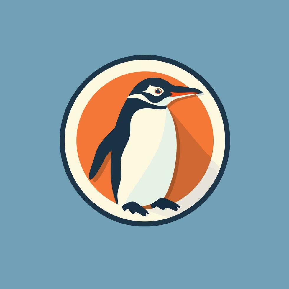 Pinguin Kopf Logo Vektor - - Vogel Marke Symbol