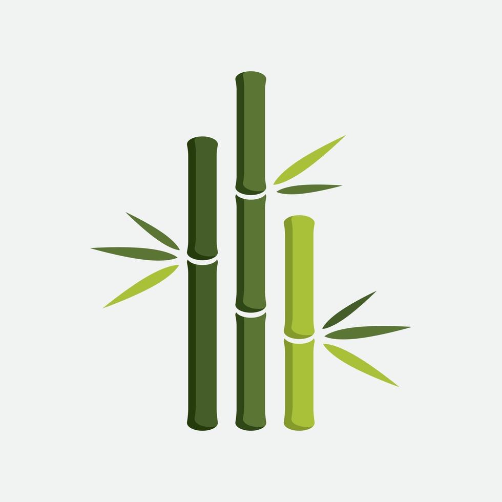 Bambusvektorillustrationsentwurf vektor