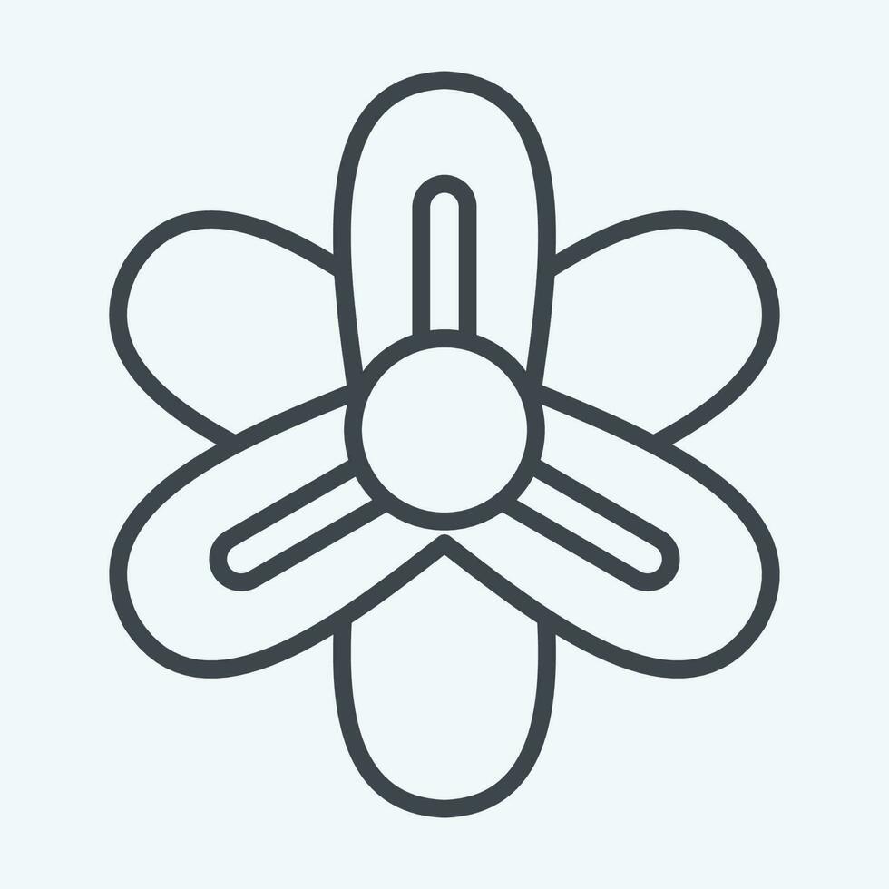 Symbol Hyazinthe. verbunden zu Blumen Symbol. Linie Stil. einfach Design editierbar. einfach Illustration vektor