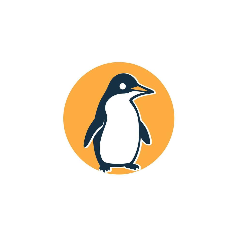 Pinguin Kopf Logo Vektor - - Vogel Marke Symbol