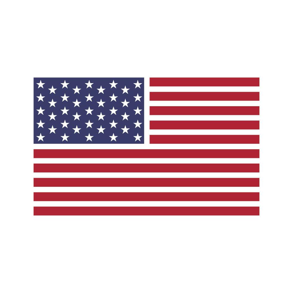 amerikan flagga logotyp begrepp design vektor