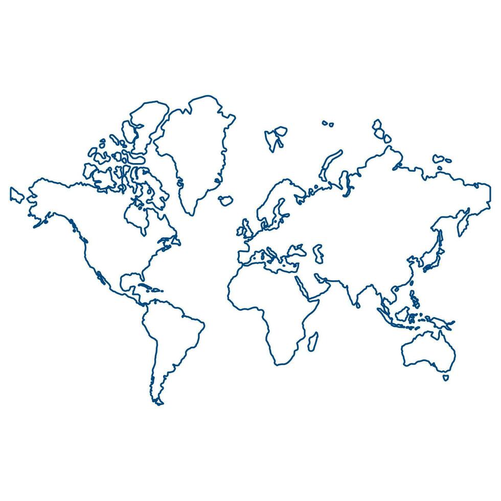 Karta värld ikon design vektor