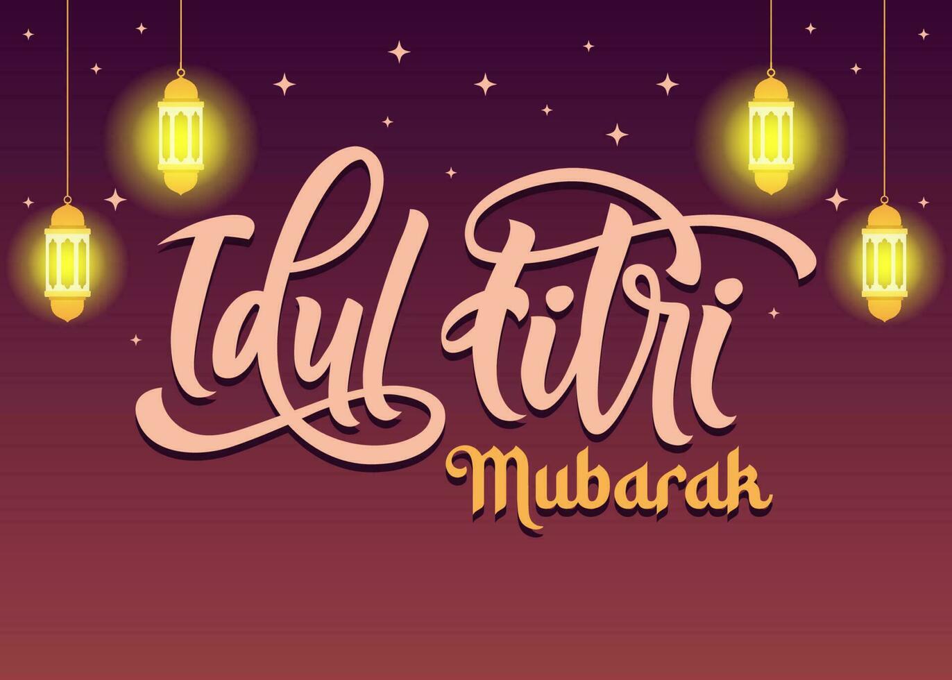 eid al-fitr Vektor Hintergrund. islamisch Illustration zum Urlaub Hintergrund. passen zum Banner, Hintergrund, Gruß Karte, Abdeckung. Vektor eps 10.