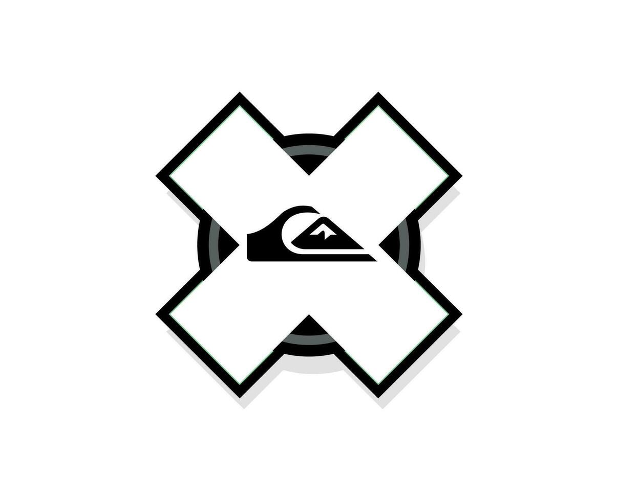 quiksilver roxy Marke Logo Symbol Kleider Design Symbol abstrakt Vektor Illustration