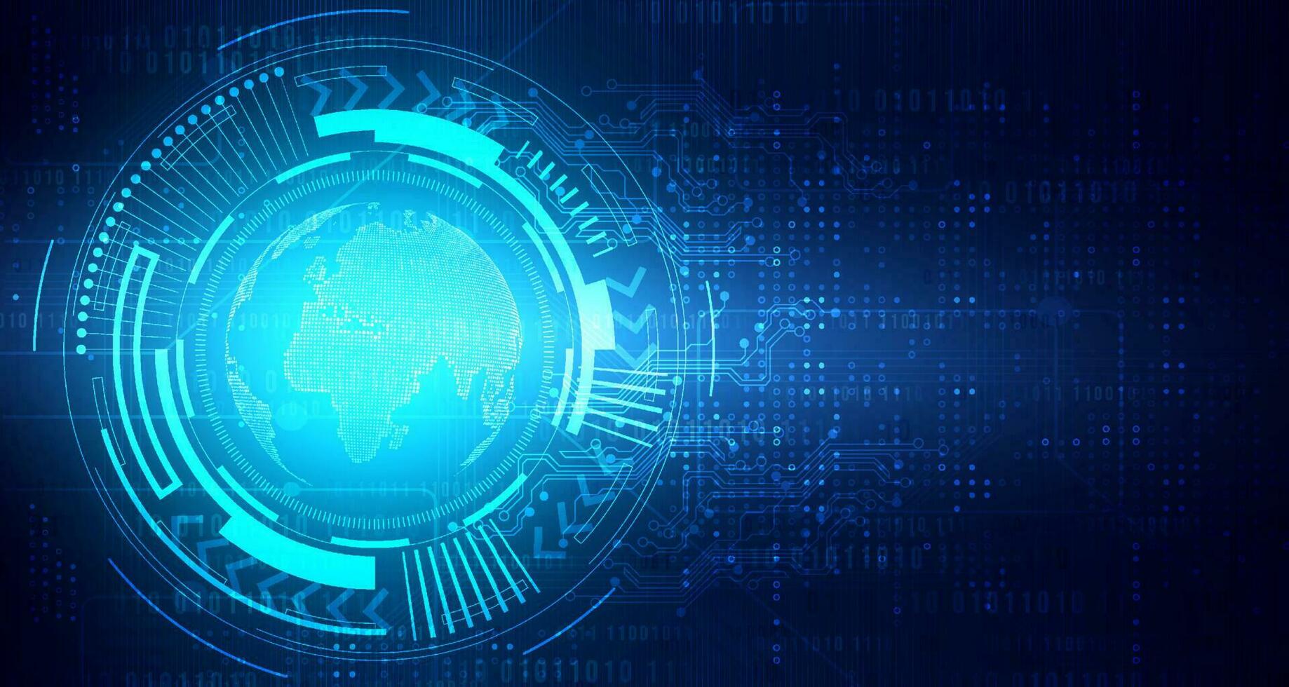 digital teknologi hastighet ansluta blå grön bakgrund, cyber nano information, abstrakt kommunikation, innovation trogen tech data, internet nätverk förbindelse, ai stor data, illustration vektor