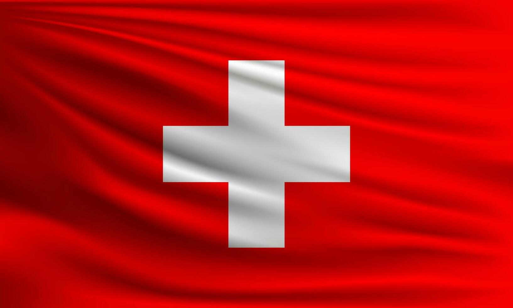 Vektor Flagge von Schweiz