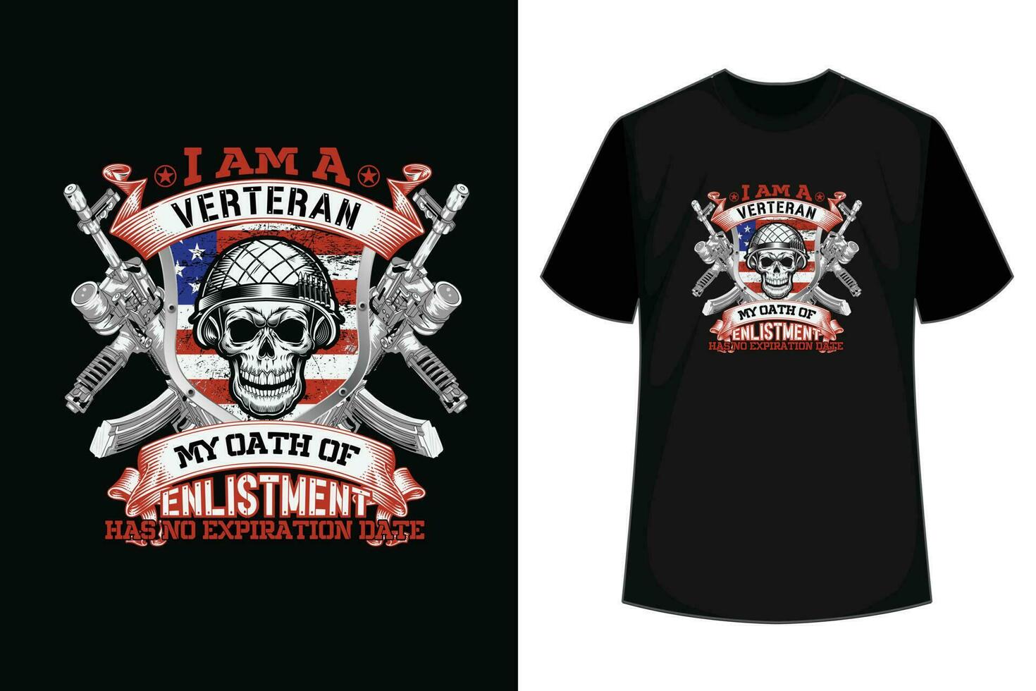 jag am en veteran- min ed av värvning har Nej utgång datum t-shirt design mall. veteran- typografi premie vektor t-shirt design. illustration veteran- t-shirt, armén t-shirt