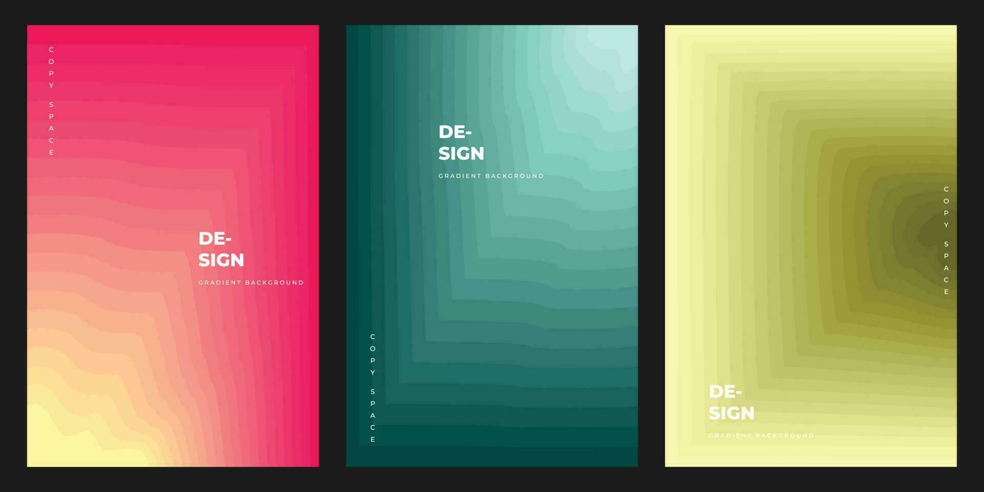 bunt geometrisch Schicht Porträt Hintergrund Vorlage Kopieren Raum. Gradient Hintergrund mit Rahmen Design zum Poster, Banner, Flugblatt, Abdeckung, oder Broschüre. vektor