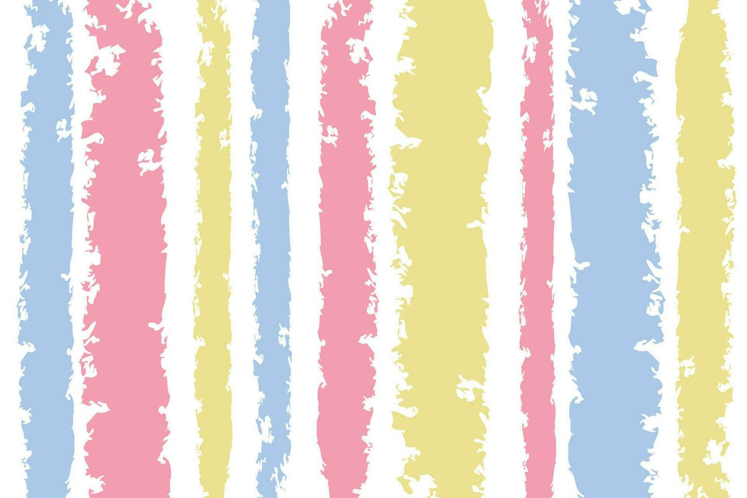 nahtlos süß Muster Vektor Weiß bunt Hintergrund Stoff Aquarell Streifen Unwucht Streifen Muster süß Vertikale Rosa Blau Gelb Pastell- Farbe Ton Streifen Party Hintergrund Wasser Farbe Pastell.