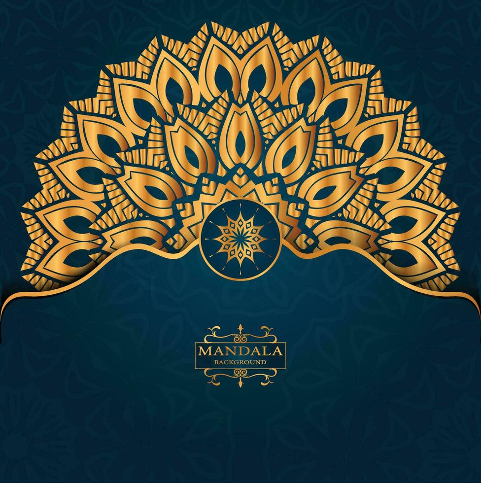 Vektor Luxus Mandala dekorativ ethnisch Element