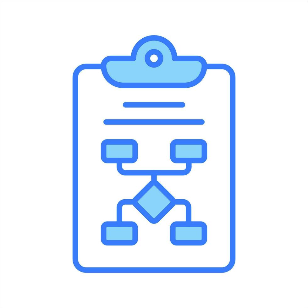 Daten fließen Diagramm Symbol, Algorithmus Vektor im editierbar Stil, Geschäft Planung