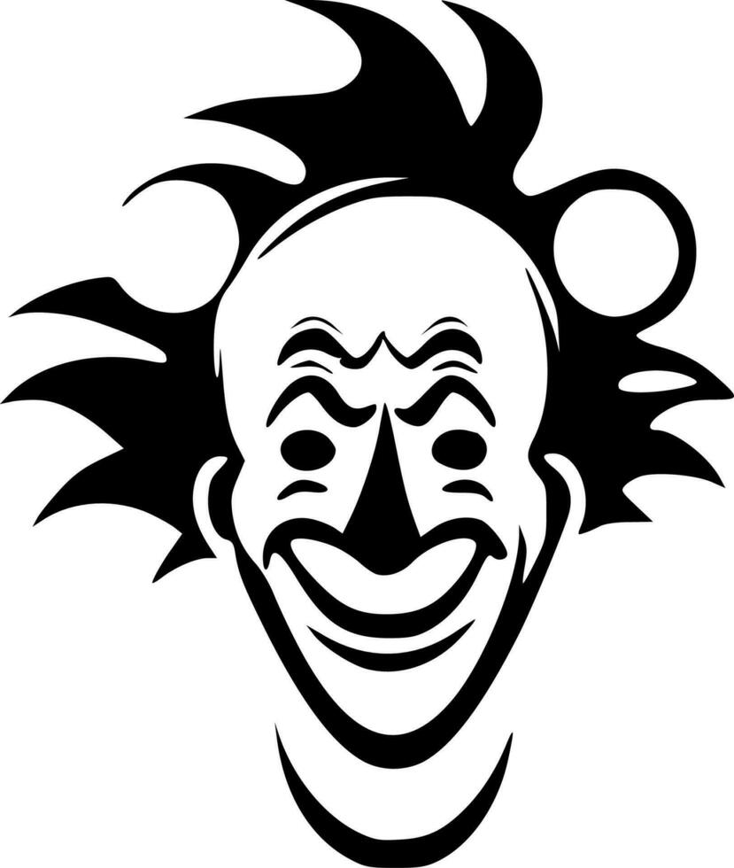Clown - - hoch Qualität Vektor Logo - - Vektor Illustration Ideal zum T-Shirt Grafik