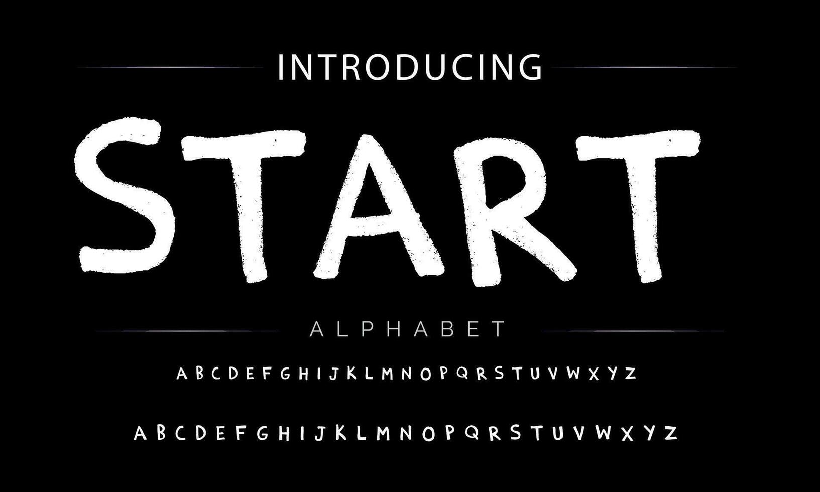 funky bunt Karikatur Schriftart Typ. Vektor Alphabet