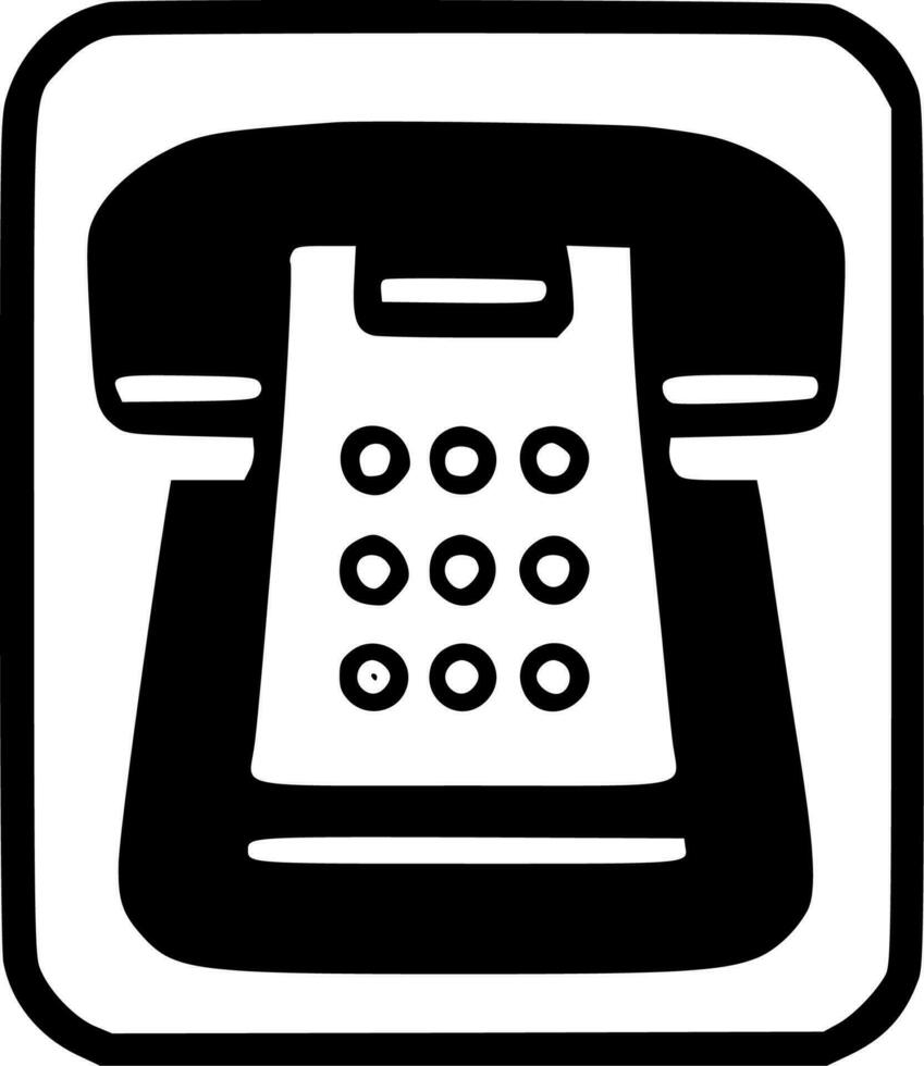 Telefon - - hoch Qualität Vektor Logo - - Vektor Illustration Ideal zum T-Shirt Grafik