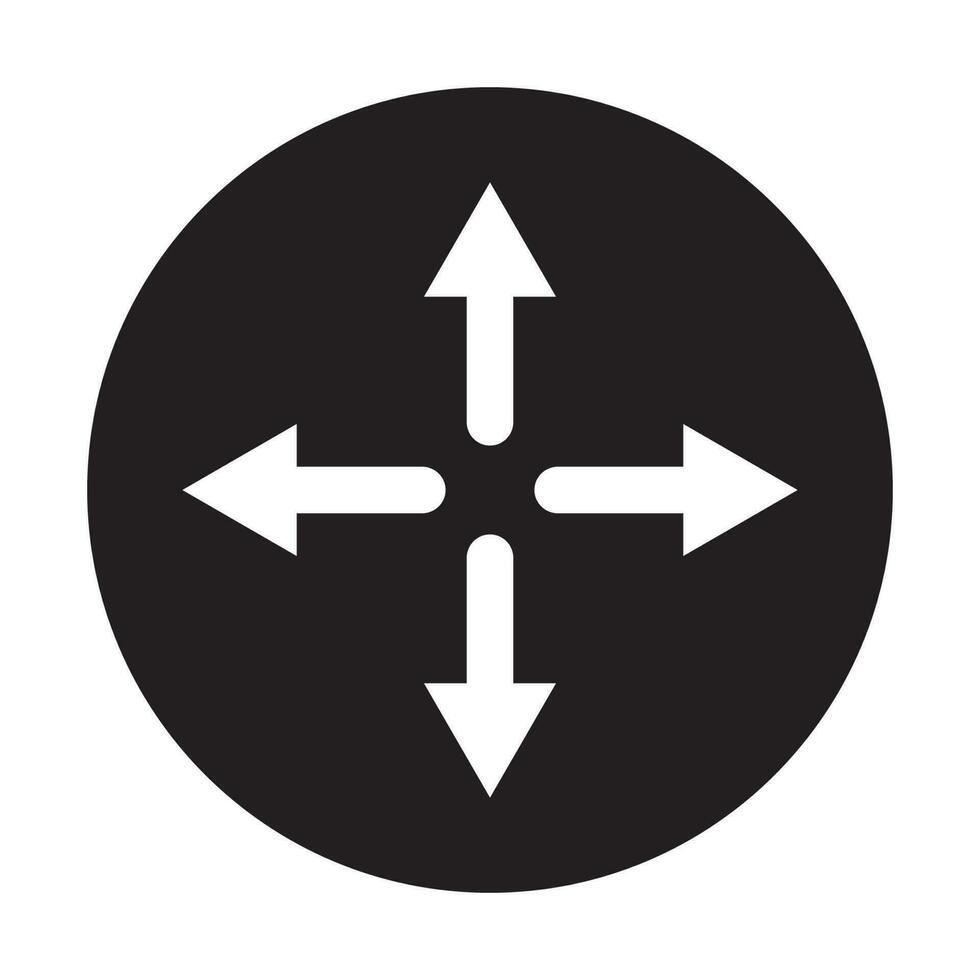 Richtungen oder Navigation Symbol Vektor