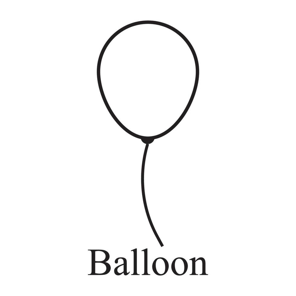 ballong ikon vektor