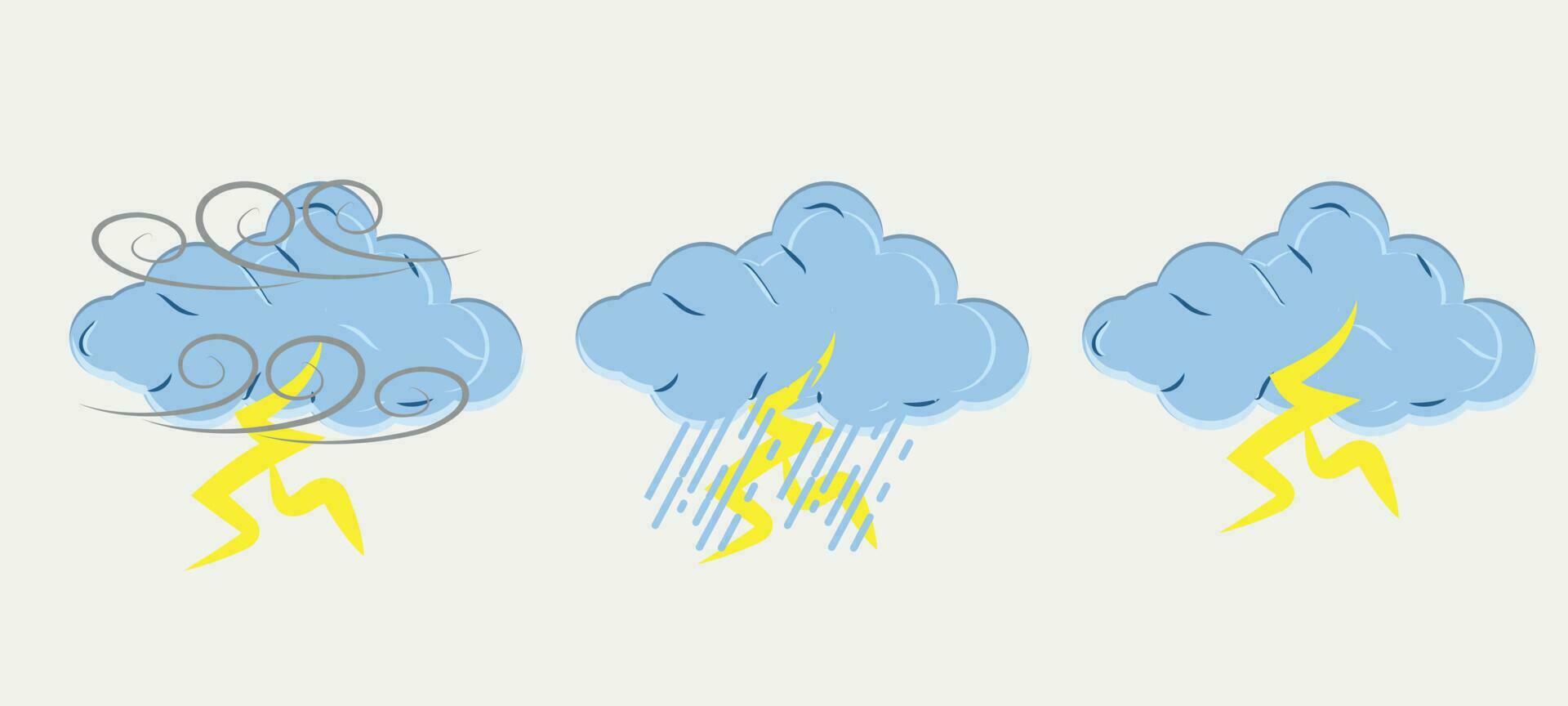 eben Wetter Wolke Illustration Vektor Datei