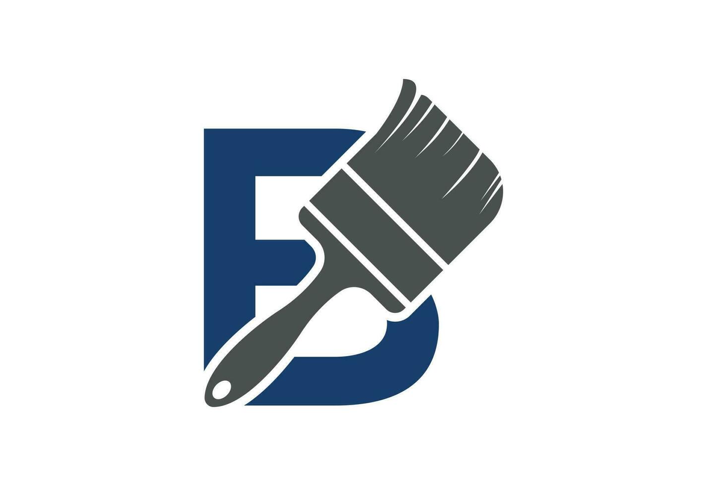 första b brev logotyp med kreativ symbol, vektor design mall