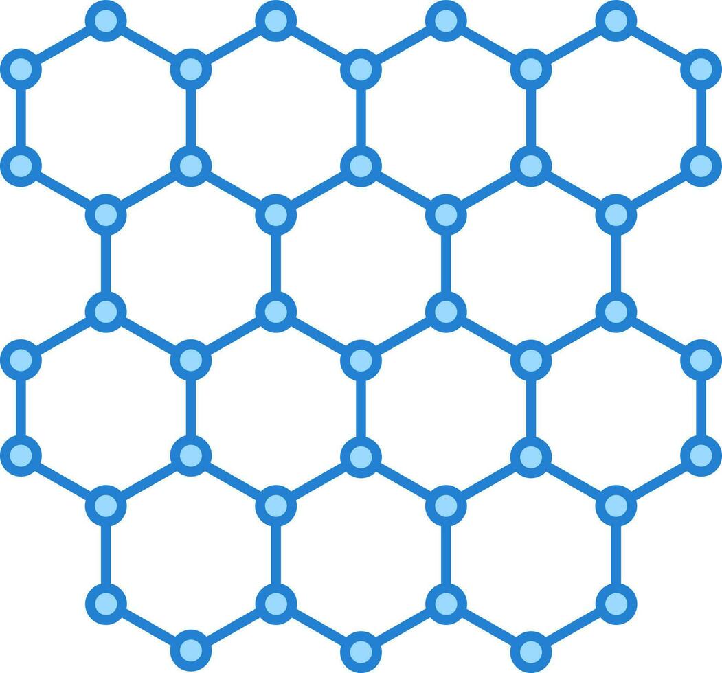 platt illustration av blå grafen ikon. vektor