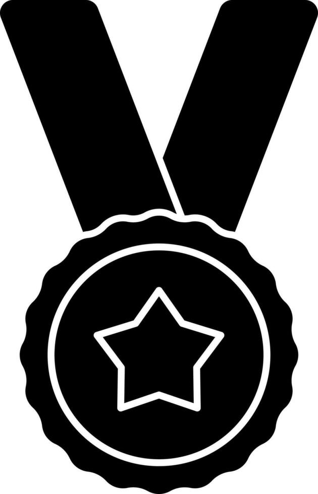 stjärna medalj ikon. vektor