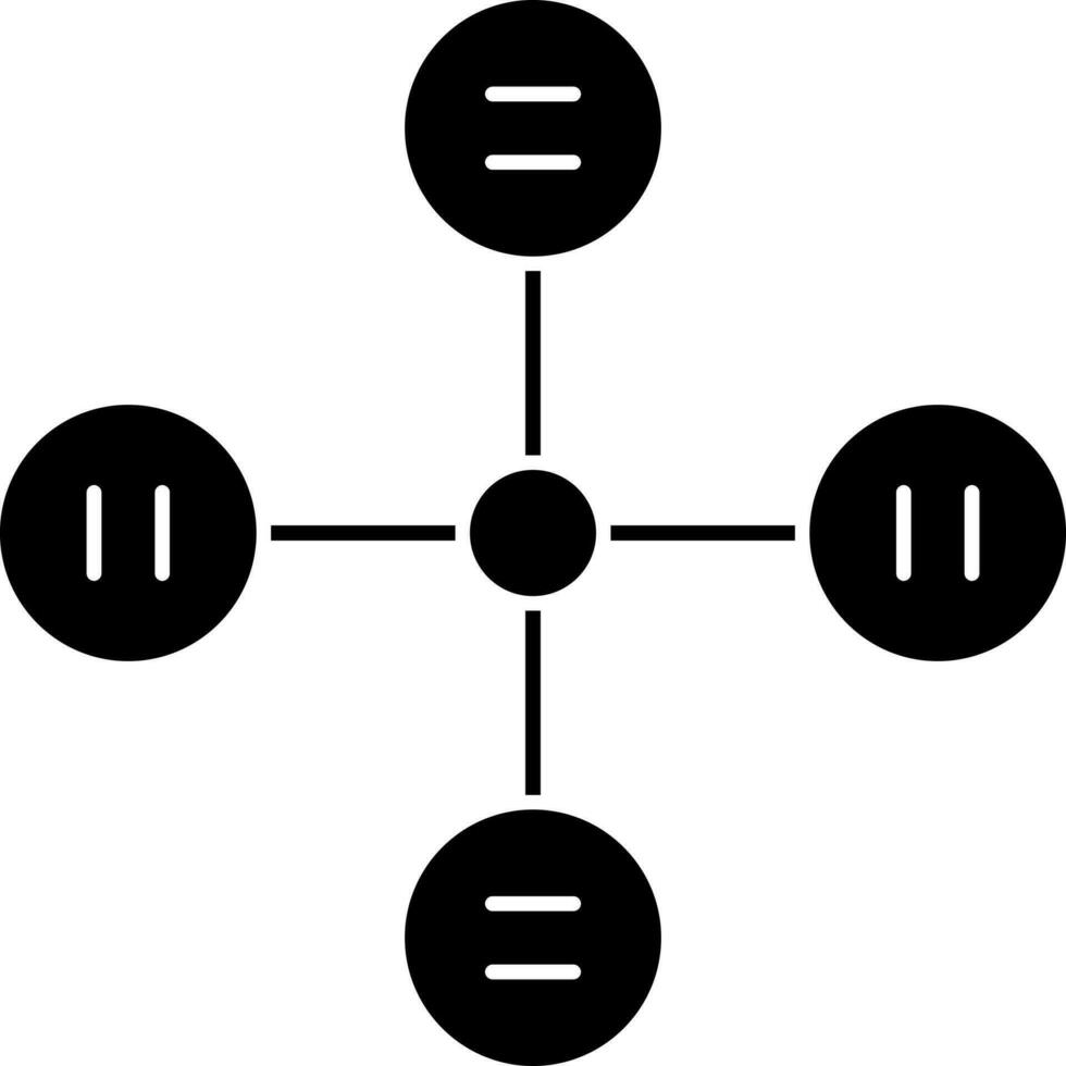 Illustration von Vernetzung Symbol. vektor