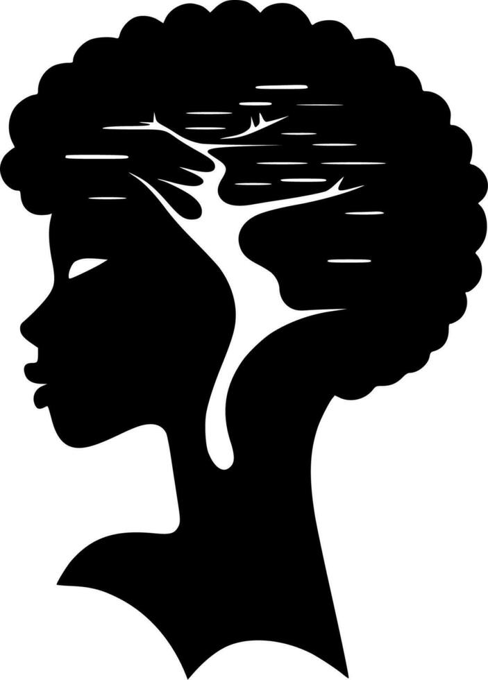 afrikanisch - - minimalistisch und eben Logo - - Vektor Illustration