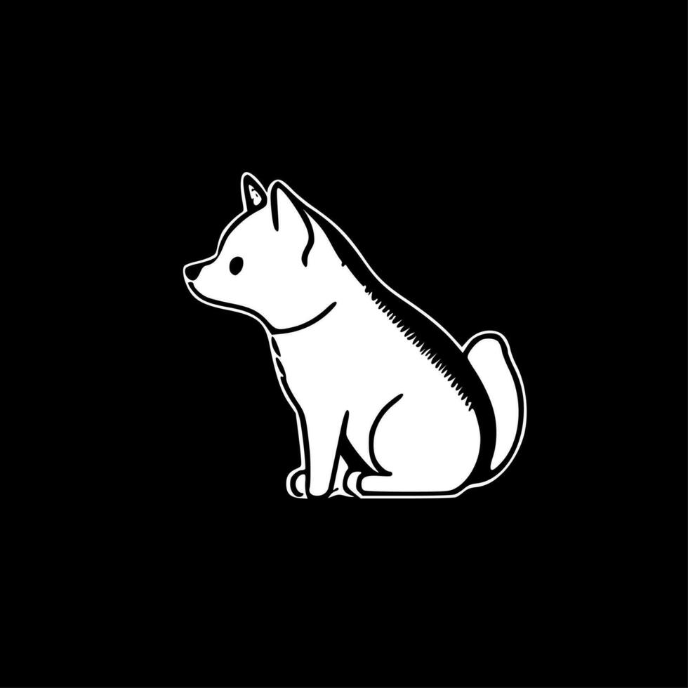 Shiba - - hoch Qualität Vektor Logo - - Vektor Illustration Ideal zum T-Shirt Grafik