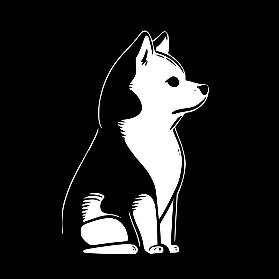 Shiba - - hoch Qualität Vektor Logo - - Vektor Illustration Ideal zum T-Shirt Grafik