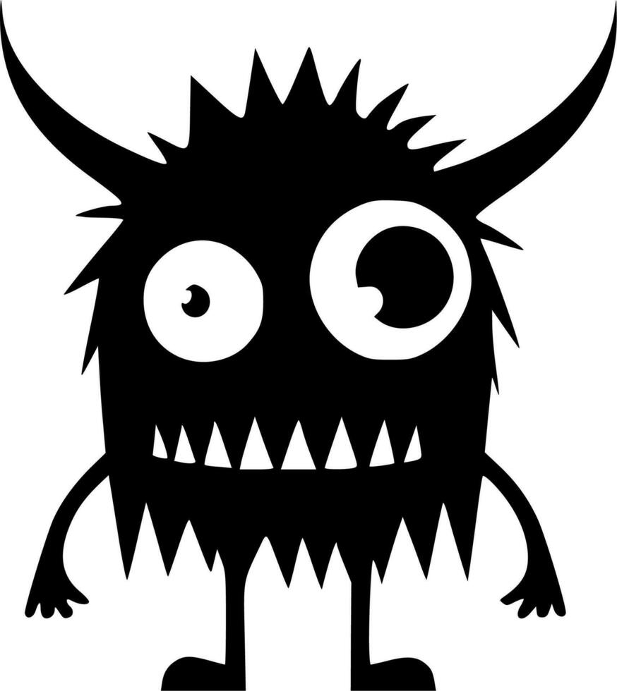 Monster- - - hoch Qualität Vektor Logo - - Vektor Illustration Ideal zum T-Shirt Grafik