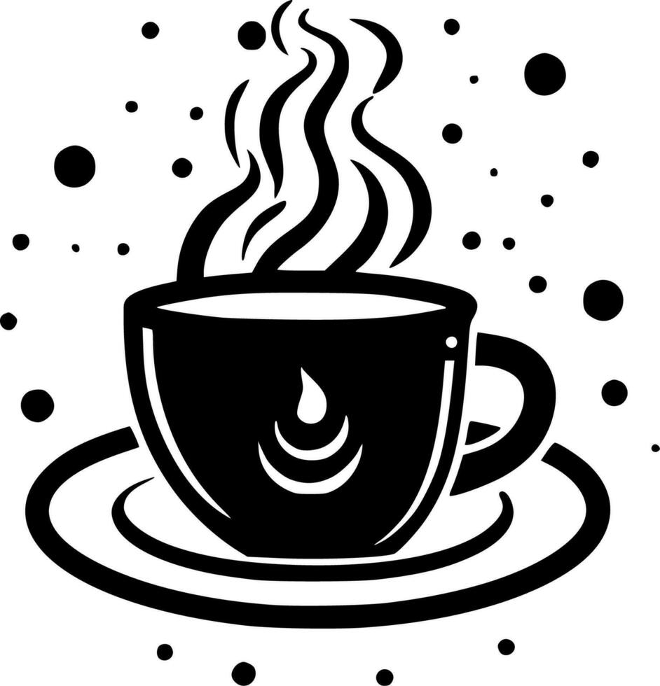 Kaffee - - hoch Qualität Vektor Logo - - Vektor Illustration Ideal zum T-Shirt Grafik