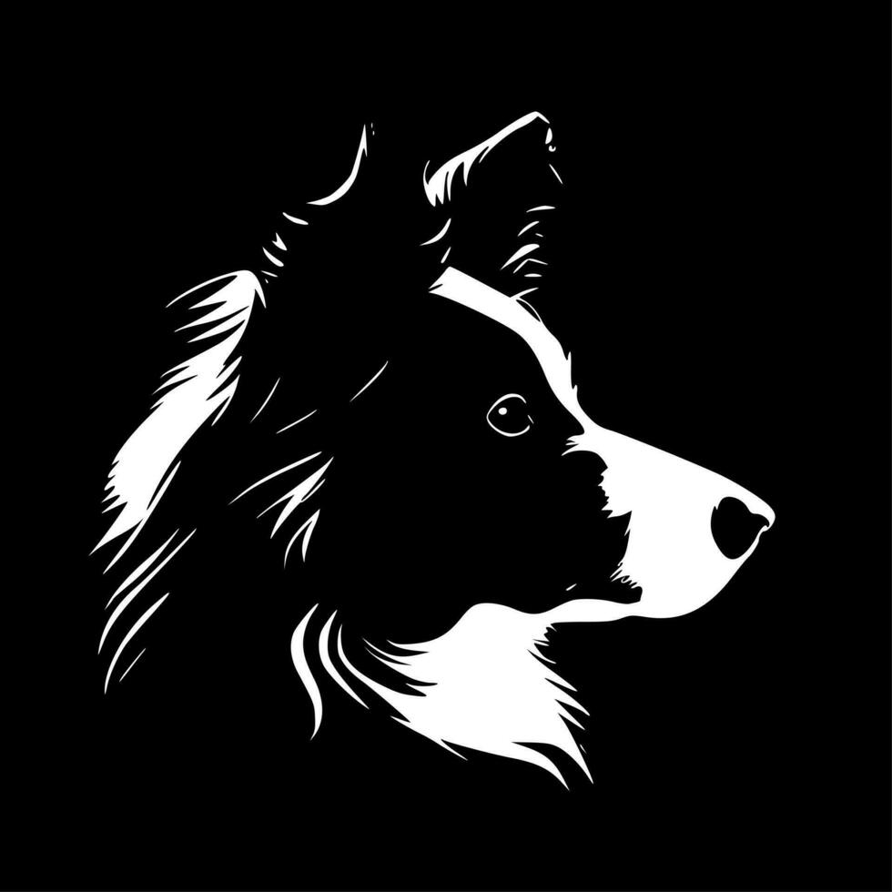 Rand Collie - - hoch Qualität Vektor Logo - - Vektor Illustration Ideal zum T-Shirt Grafik