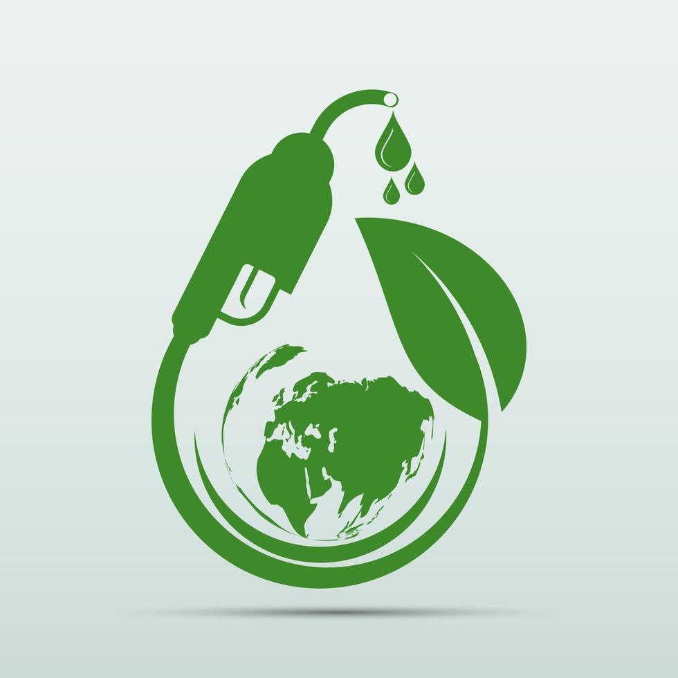Internationaler Biodieseltag 10. August für Ökologie und Umwelt helfen der Welt mit umweltfreundlichen Ideen vektor