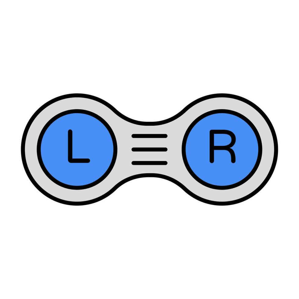 ett ikon design av Kontakt lins vektor