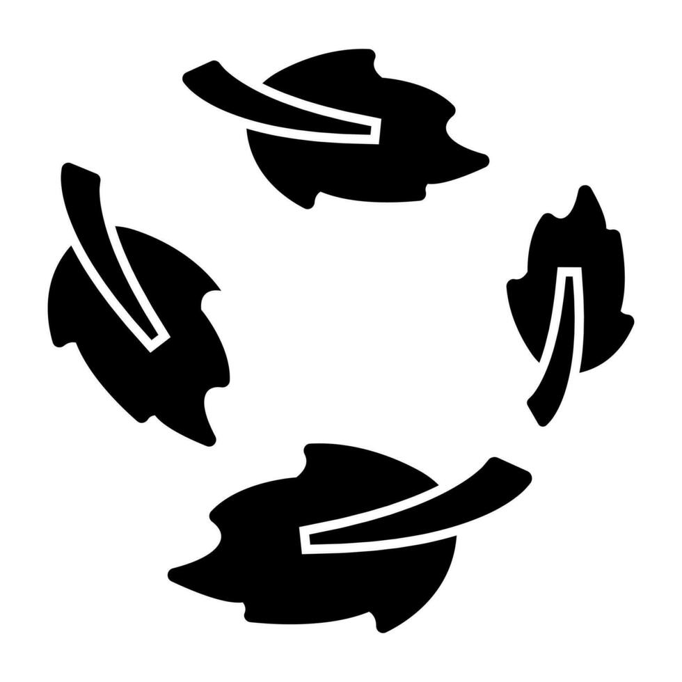 modern Design Symbol von Öko Recycling vektor