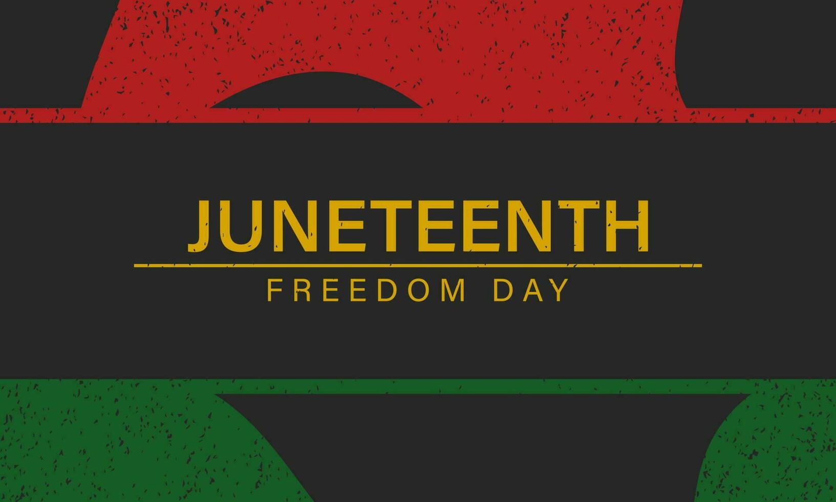 juneteenth frihetsdagen bakgrundsdesign. vektor