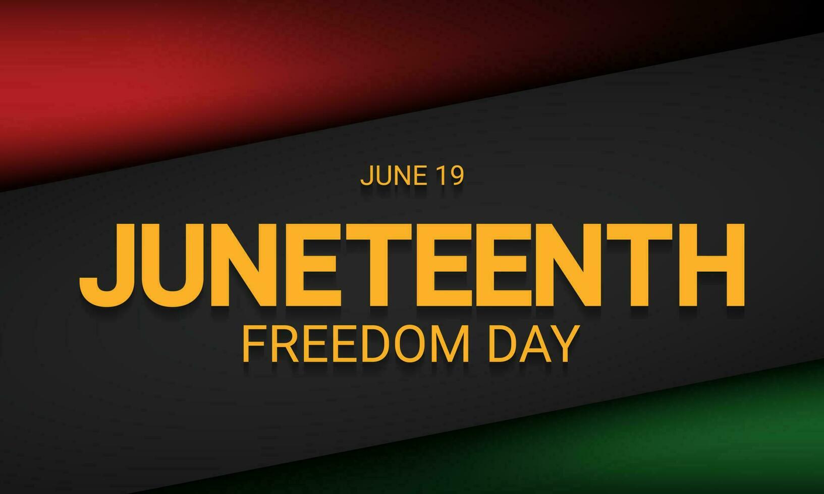 juneteenth frihetsdagen bakgrundsdesign. vektor