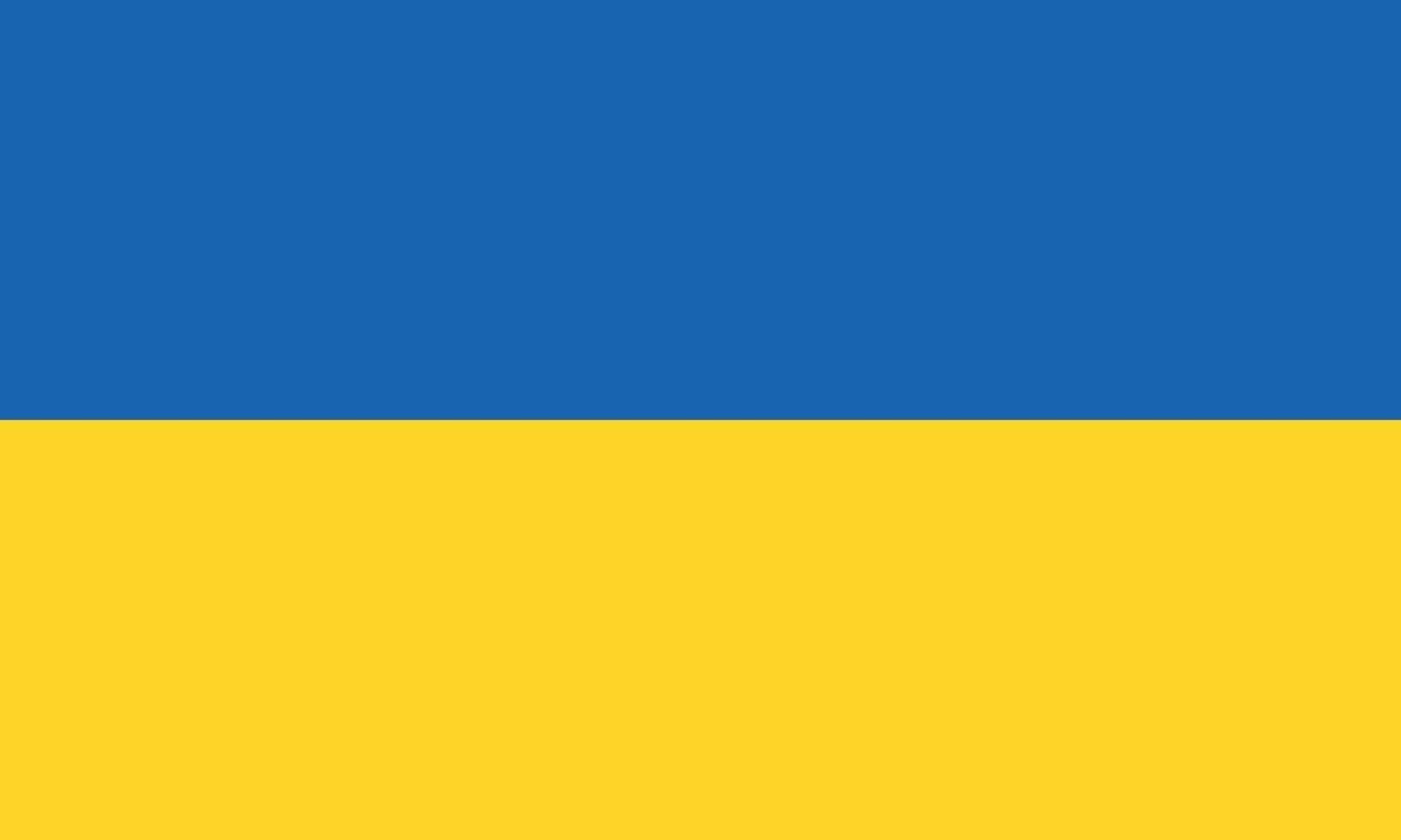 Vektorillustration der Flagge der Ukraine vektor