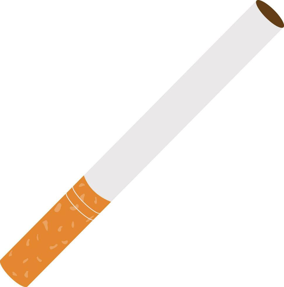 Orange Zigarette Farbe Vektor Illustration